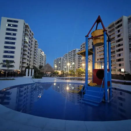 Apartamento Nuevo - Amoblado En Puerto Azul - Club House Piscina, Futbol, Jacuzzi, Voley Playa Ricaurte Exterior photo