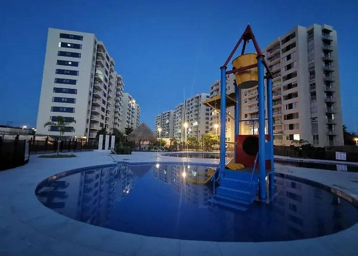 Apartamento Nuevo - Amoblado En Puerto Azul - Club House Piscina, Futbol, Jacuzzi, Voley Playa